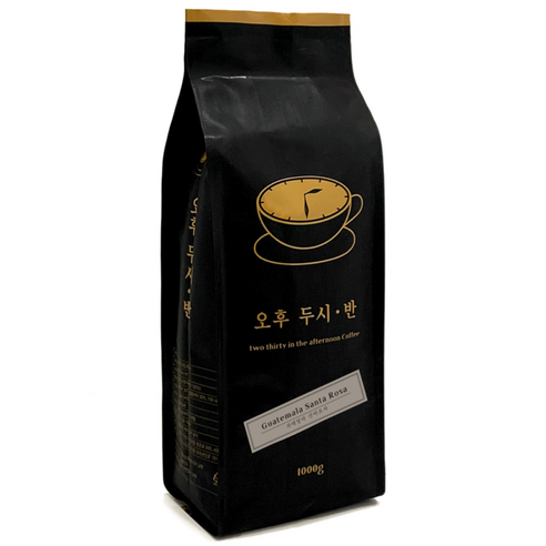 오후두시반 원두커피 과테말라 산타로사 원두 1kg 홀빈, 1kg, 단품, 1개