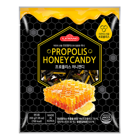일광제과 프로폴리스 허니캔디 200g, 200g, 10개