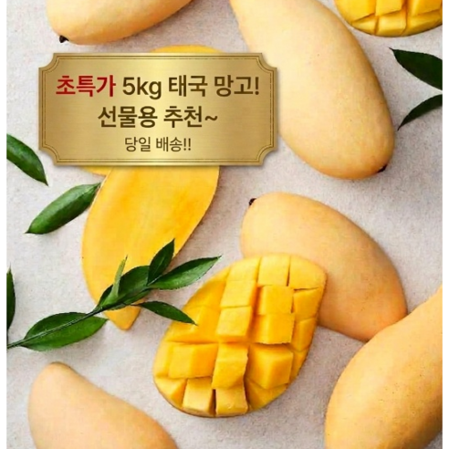 태국골드망고5K !특대과