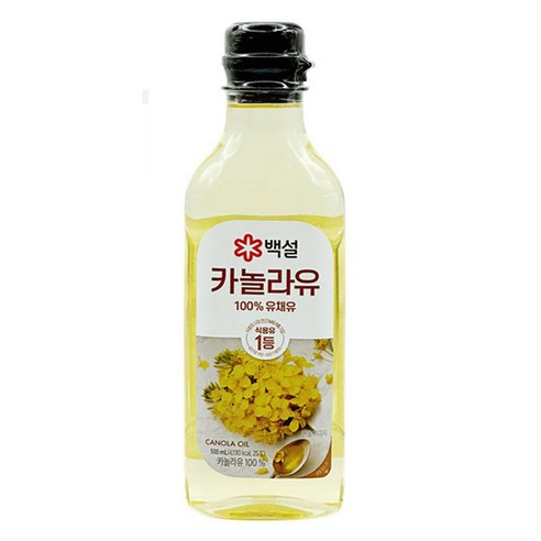 백설 카놀라유, 500ml, 1개