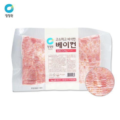 청정원 베이컨 1kg