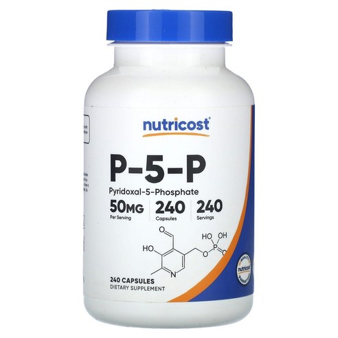 뉴트리코스트 P-5-P 피리독살 50 mg  240 캡슐 1개