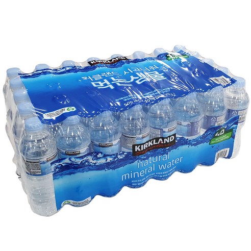 비상 비축 대용량 소비 생수 트렌드 커클랜드시그니춰 생수, 500ml, 40개