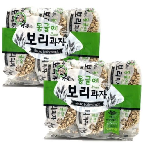 엉클팝 동글이 보리과자