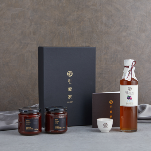 담금초, 고추장 혼합 세트 / 3년산 무화과 식초(350ml), + 찹쌀고추장(300g x 2개) / 한애가