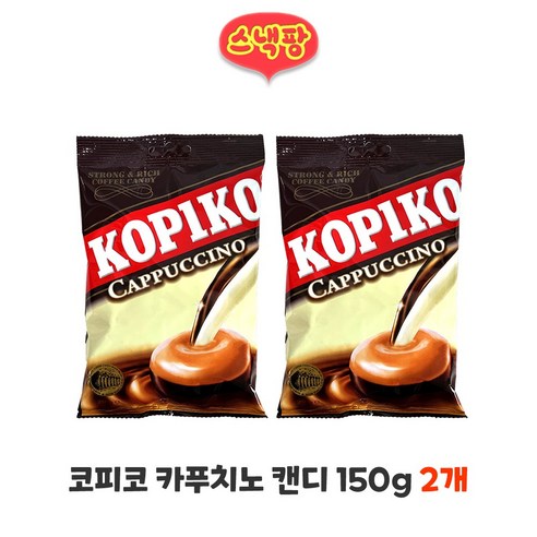 코피코 카푸치노 캔디, 120g, 2개