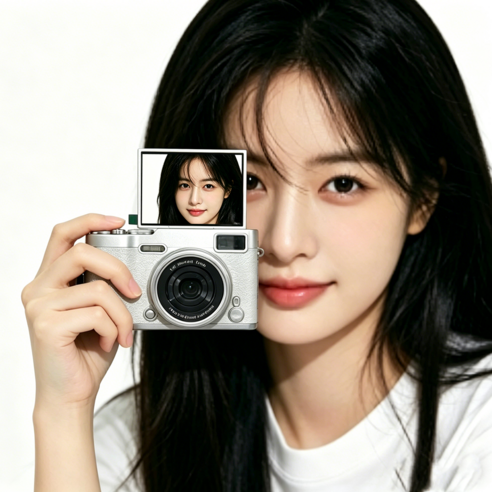 Y2K 감성 디지털 카메라 고화소 사진기 16배 줌 128G SD카드 포함