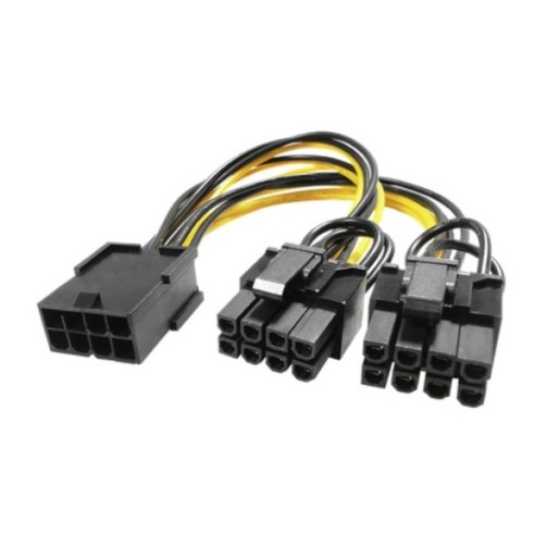 조이쿨 VGA 8P to 8P+8P 케이블 (0.2m)