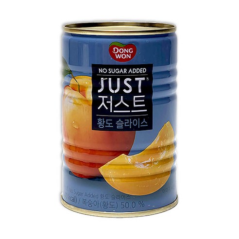 동원 황도 슬라이스 복숭아 통조림, 400g, 1개