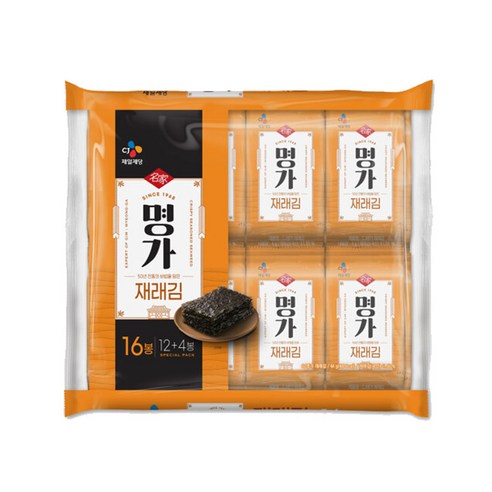 명가김 CJ 햇바삭 재래김, 64g, 1개