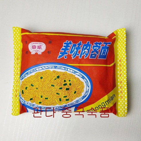 판다중국식품 육용면 왕칭면 상하이면 중국라면 100g
