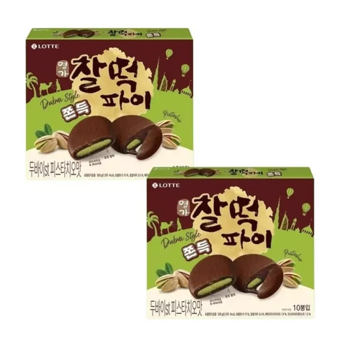 찰떡파이 명가 두바이st 피스타치오맛, 300g, 1개