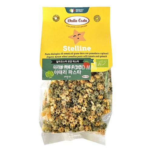 달라코스타 유기농 별모양 파스타 200g