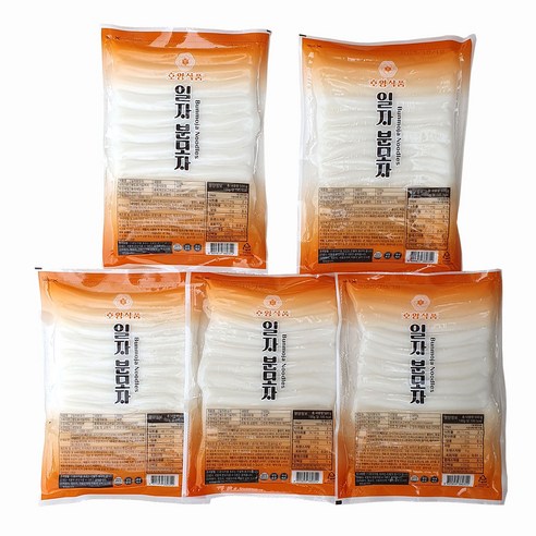 새마원 HACCP 국내생산 일자 분모자 500g 당면 원형 둥근 떡볶이, 5개, 500g