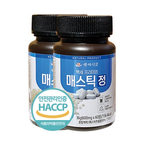 백세식품 매스틱정 프리미엄
