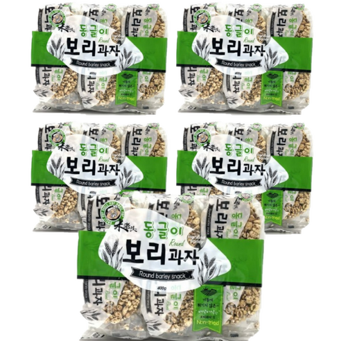 엉클팝 동글이 보리과자