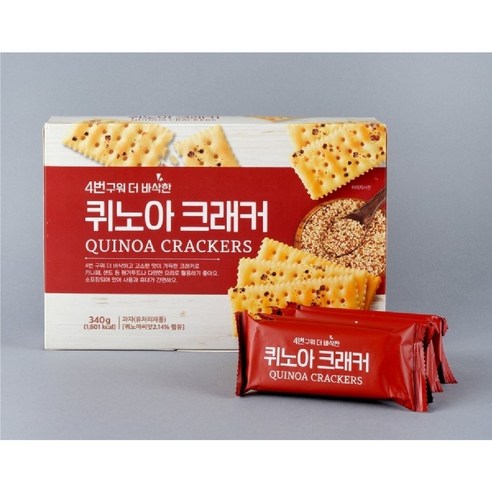 4번구워 더 바삭한 퀴노아 크래커