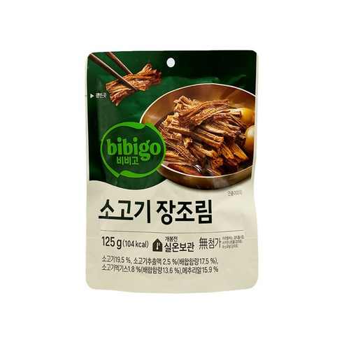 CJ 비비고 소고기 장조림 125g, 125g, 1개, 125g, 1개