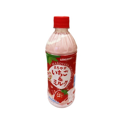 일본 산가리아 달콤한 마로야카 딸기향 우유 500ml, 2개, 500ml