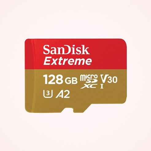 샌디스크코리아 공식인증정품     마이크로 SD카드 SDXC Extreme 익스트림 QXAA 128GB