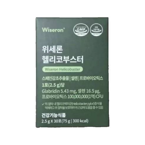 위세론 헬리코부스터 2.5g 30포 1박스