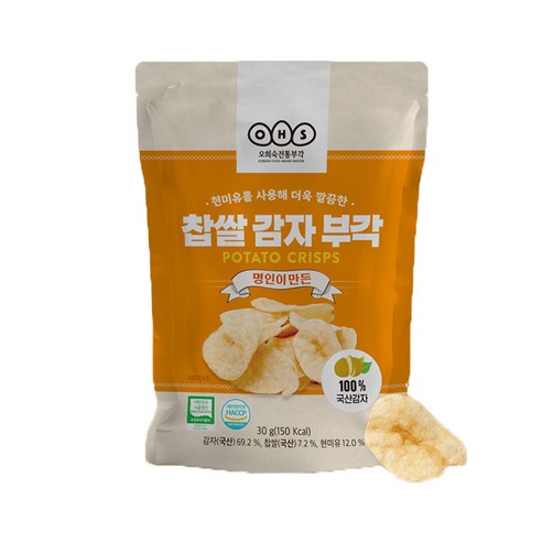오희숙부각 찹쌀 감자부각, 30g, 1개