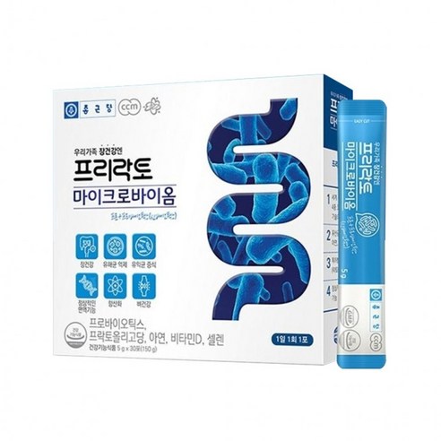 종근당 프리락토 마이크로바이옴 5g x 30포, 1개, 1정