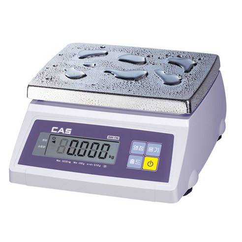CAS SW1W 방수 전자저울