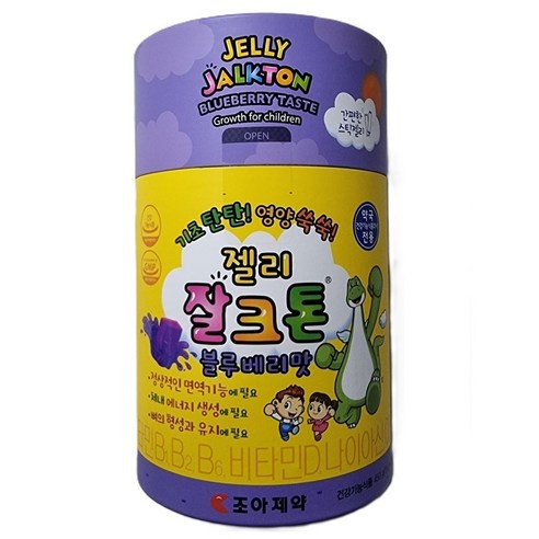조아제약 젤리 잘크톤 블루베리맛 30포 기초탄탄 영양쑥쑥