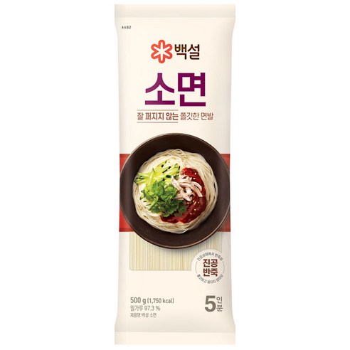 백설 소면, 500g, 12개