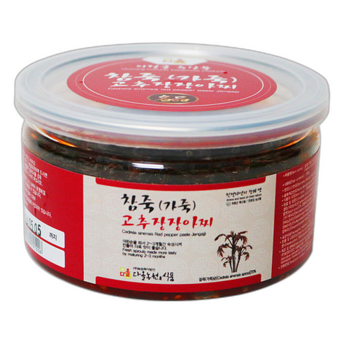 가죽(참죽) 고추장장아찌 경남의령 무농약인증