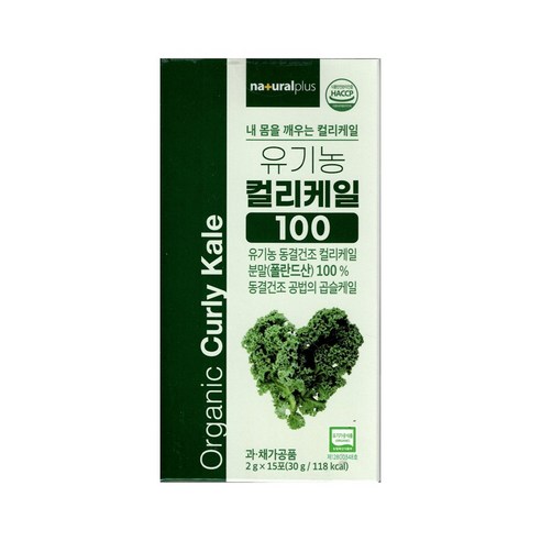 내츄럴플러스 유기농 컬리 케일 100 분말스틱 30g