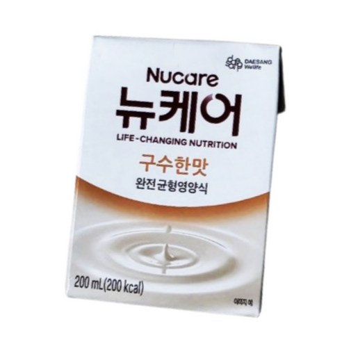 대상웰라이프 뉴케어 구수한맛 200ml *60팩, 입맛 없어 밥거르시는 부모님을 위해 따뜻한 마음으로 선물하세요