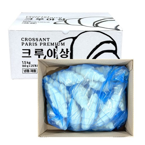 선인 크로아상(유로) 냉동, 25개, 60g