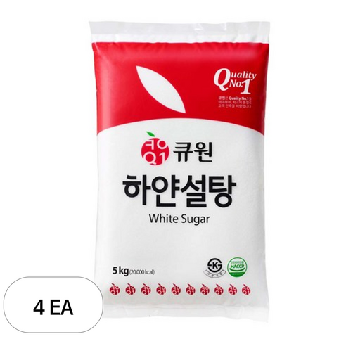 큐원 하얀 설탕 5kg