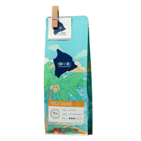 코나포유 세계3대커피 하와이 코나커피 바닐라 카라멜 원두 200g, 핸드드립, 200g, 1개