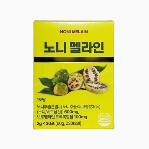 노니멜라인 맞춤형 염증 다이어트 베트남산 노니 30포, 1개