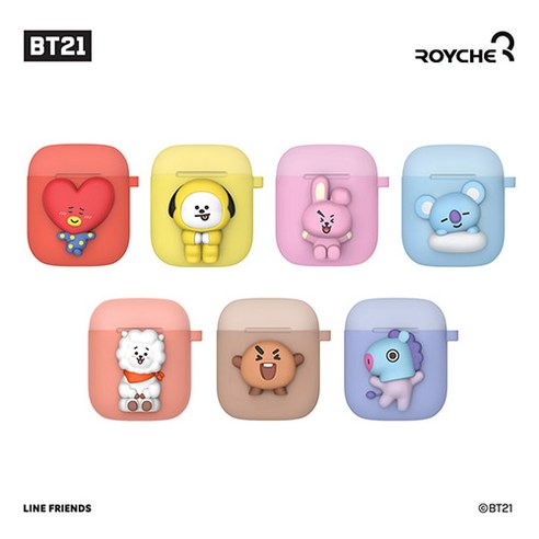 bt21 에어팟 케이스