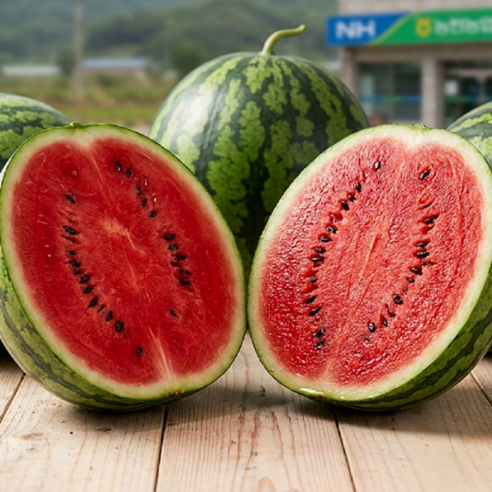 늘푸른뜰 부여 굿뜨래 고당도 꿀수박, 1개, 굿뜨래수박 5kg