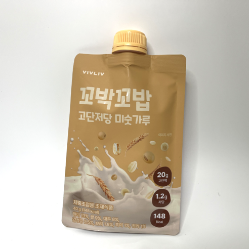 꼬박꼬밥 고단저당 단백질 쉐이크 미숫가루맛 7p