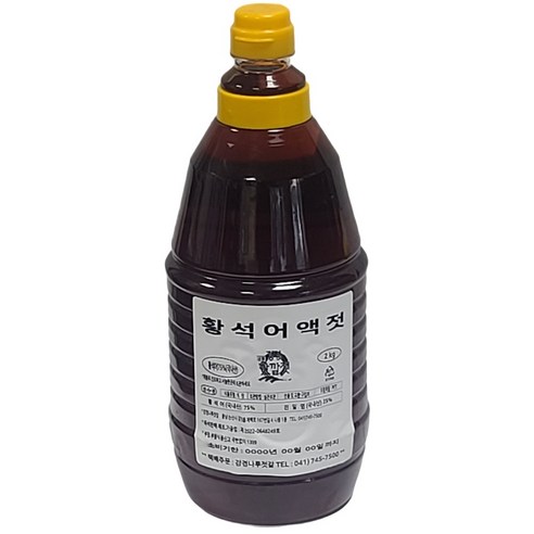 강경나루젓갈 3년숙성 진한 황석어액젓, 1개, 500g