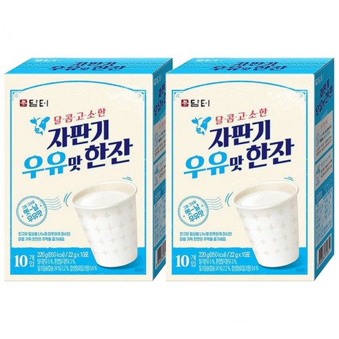 담터 달콤한 추억의 자판기 우유맛 스틱 20입, 80개