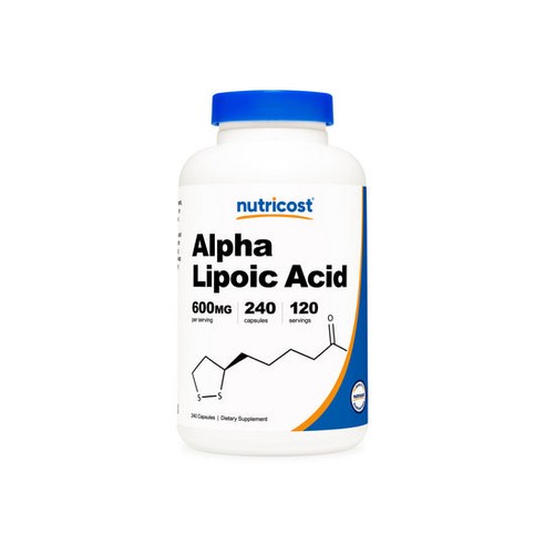 뉴트리코스트 알파 리포 산 600mg 캡슐 글루텐 프리