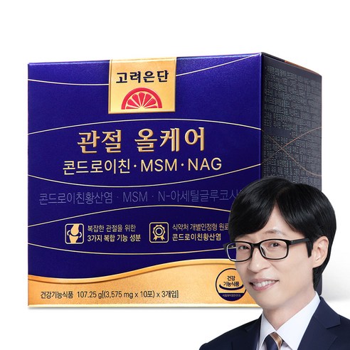 고려은단 관절 올케어 콘드로이친 MSM NAG [콘드로이친 1200mg] 30포, 107.25g, 1개