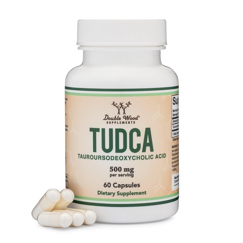 Double Wood TUDCA 더블우드 투드카 500mg 60캡슐 2팩
