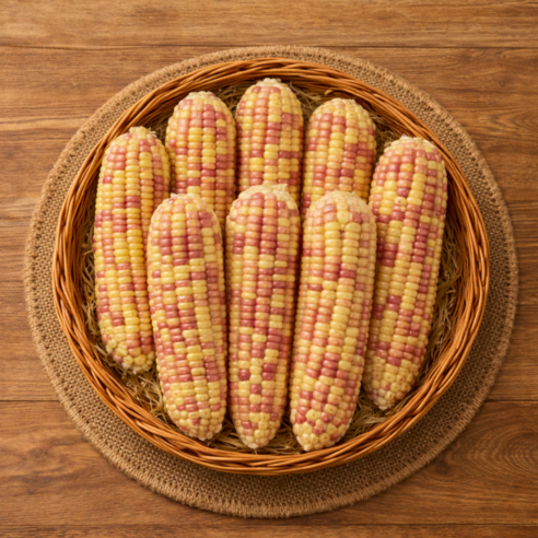 [소소담담] 정말 맛있는 삶은 냉동 옥수수 홍찰 찰옥수수, 10개, 왕특