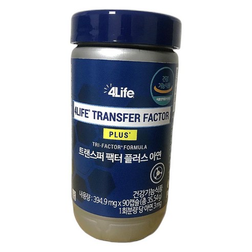 아연 팩터 플러스 식품 비타민/미네랄 정식수입 심플 실속형 90캡슐, 1개, 1정, 1개