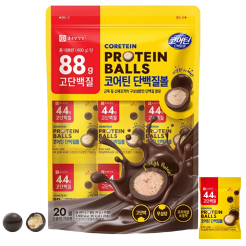 종근당 코어틴 프로틴 볼 20g x 20PK