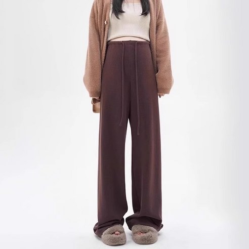 썸씽슈츠 와이드 레그 임산부 바지