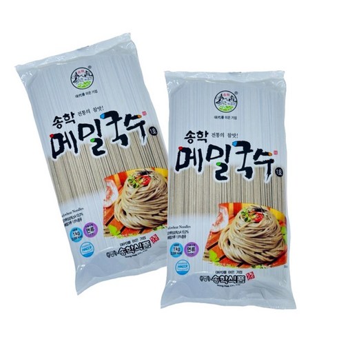 송학식품 건메밀국수, 2개, 1kg